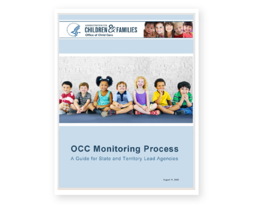 The cover page for the OCC Monitoring Process Guide.