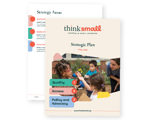 Think Small's strategic plan document.