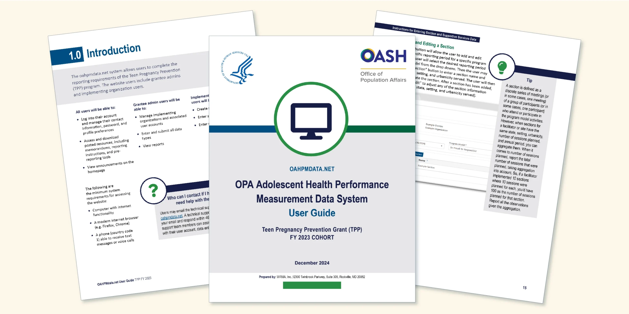 Example of OPA User Guides
